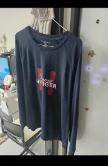 Tommy Hilfiger トミーヒルフィガー ネイビー ロゴ スウェット