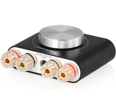 Nobsound Q10 デジタルアンプ 100W×2: TPA3221チップ搭載 Bluetooth 5.0/光入力 車載対応 DC9-24V 超小型77mm (電源アダプター付属)のサムネイル