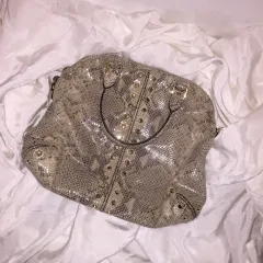 マイケルコース マイケルコース パイソン スタッズ トートバッグ