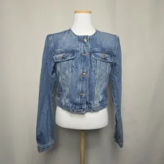 ZARA レディース ショート デニム ジャケット M