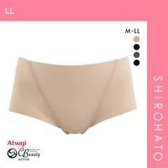 【メール便】【SHIROHATO公式】【正規品・新品】アツギ ATSUGI クリアビューティアクティブ フリーカットショーツ ヨガ ランニング ゴルフ(LL)
