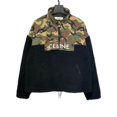 美品・希少】21SS セリーヌ チェッカーフラグナイロンジャケット 黒 M