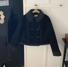 ハン点 まとめ売り ファー裏地 フェイクムートン クロップドジャケット