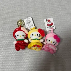 ハローキティ フルーツ コスチューム ぬいぐるみ キーホルダー セット