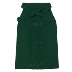 [浅草きもの市] 卒業式の袴姿に 無地 女袴 [5colors] (袴 卒業式 着物 無地袴) (緑, M(適応身長153~160cm))