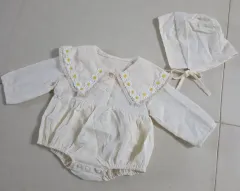 新品) 赤ちゃん 女の子 KARA(カラ) ボディスーツ ボネットセット 80サイズ