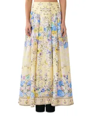 キャミラ レディース ボトムスカート プリーツ マキシ Camilla Pleated Maxi Skirt Darling Buds