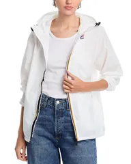 ケイウェイ レディース アウター ジャケット・ブルゾン KWay Le Vrai 40 Claude Windbreaker White ホワイト