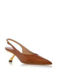 フェラガモ レディース シューズ パンプス ヒール FERRAGAMO Womens Cleya Shape Heel Slingback Pumps Naturale
