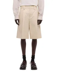 ヘルムート ラング メンズ ボトムス ハーフパンツ・ショーツ リラックスフィット プリーツ ショートパンツ Helmut Lang Relaxed Fit Pleated Chino Shorts Oのサムネイル