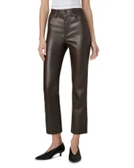 ジョーズジーンズ レディース ボトムス デニムパンツ レザー フェイクレザー Joes Jeans The Lyra Slim Faux Leather Jeans Dark Chocolate チョコレート