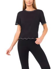 セセ レディース トップス シャツ CeCembellished Top Rich Black ブラック