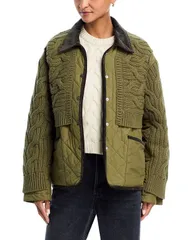 ラグアンドボーン レディース アウター ジャケット・ブルゾン rag bone Ivy Mixed Media Jacket Exclusive Moss