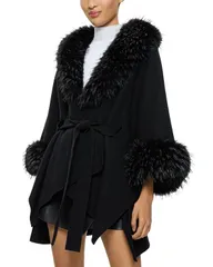アリスアンドオリビア レディース アウター ニット・セーター コート Alice and Olivia Joanne Sweater Coat Black ブラックのサムネイル