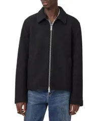 オールセインツ メンズ アウター ジャケット・ブルゾン クロップド ALLSAINTS Celeste Cropped Fit Jacket Black ブラックのサムネイル