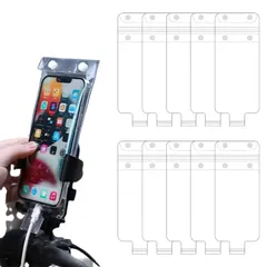新品 スマホ 防水ケース 【10個入り】携帯電話用防水バッグ 充電可能 防雨 防塵 タッチ操作可能 雨対策 水泳 お風呂 配達員用 旅行者用 アウトドア愛好家