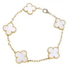 ヴァン・クリーフ＆アーペル(Van Cleef & Arpels) ヴァンクリーフ＆アーペル ブレスレット  アルハンブラ 5モチーフ 18KYG イエローゴールド マザーオブパールレディースのサムネイル