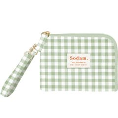 ☆ Sodam. 그린 ☆ 데일리 파우치 데일리 파우치 파우치 귀여운 패스 케이스 액세서리 세련된 선물 화장품 파우치 컴팩트 선물 귀여운 화장 파우치 작은 미니 미니 미니 파우치 동물 동물 귀여운 여성 지갑