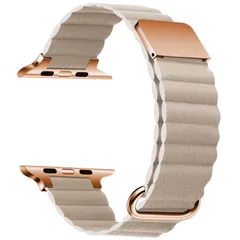 新品 GAGULA Apple Watch バンド 革レザー アップルウォッチ バンド 磁吸引式ループ 自由調整 マグネット 装着簡単 着脱簡単 Series 11 10 9 8 7 6 5 4 3 2 1/Ultra/Ultra 2/Ultra 3/SE/S