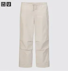 UNIQLO U ワイドフィット パラシュート パンツ ナチュラル Lサイズ 新品 出品