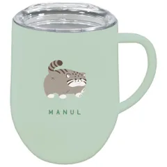 ☆ レアアニマルマヌルネコ ☆ ステンレスマグ 320ml マグカップ フタ付 蓋付き ステンレスマグカップ 保温 保冷 コーヒーカップ 320ml 約 350ml ステンレスマグ おしゃれ ミリミリ かわいい 食器 コップ ギフト 雑貨 大人可愛いのサムネイル