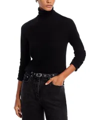 マジェスティック レディース アウター ニット・セーター Majestic Filatures Cashmere Sweater Noirのサムネイル