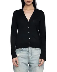 ザディグ エ ヴォルテール レディース アウター カーディガン Zadig Voltaire Jemma Cardigan Black ブラックのサムネイル