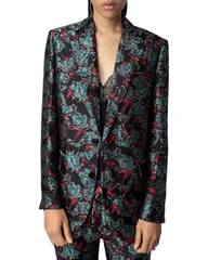 ザディグ エ ヴォルテール レディース アウター ジャケット・ブルゾン ブレザー Zadig Voltaire Vegy Jacquard Blazer Noirのサムネイル