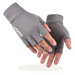 【新品】 [SCOLORKI] メンズグローブ 春夏用 冷感手袋 薄手 UVカット 日焼け止め 指出し 5本切り 滑り止め スマホ操作 ストレッチ 速乾性 釣り サイクルグローブ 運転用 通勤 通学 レディース 0