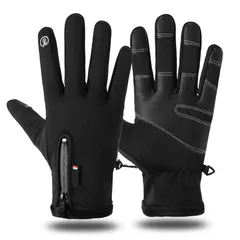 【新品】 FakeFace メンズ 自転車 手袋 防寒 グローブ 零下15° スマホ タッチパネル対応 てぶくろ 大きいサイズ 防水層内蔵 暖かい手袋 裏起毛 防風保温 サイクリング スキーグローブ 滑り止め付き アウトドアグローブ 登山 バイク ラニング 1