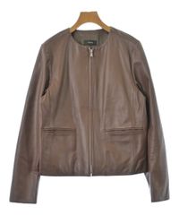 美品 パラスパレス ラムレザー イタリア ノーカラー ジャケット 3