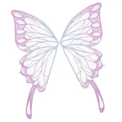 【新品】 EXCEART バタフライ刺繍ワッペン レースの蝶のアップリケ 工芸品縫製アクセサリー 蝶のレース 服のパッチ 1ペア 34x14x0.2cm ポリエステル製 ドレス ウェディング DIY手芸 ハンドメイド 洋裁愛好家 初心者向け 0