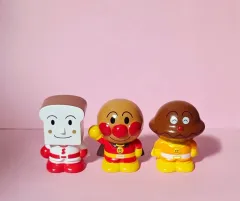 (まとめ) アンパンマン 指人形 フィギュア 3種