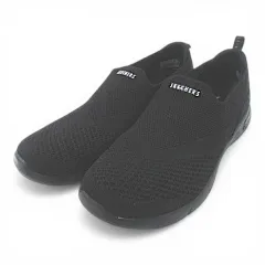 スケッチャーズ SKECHERS AIR COOLED ARCH FIT スリッポン 26.0cm ブラック 黒系 メッシュ風