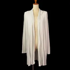 オットー コレクション OTTO collection カーディガン 羽織 ショールカラー 長袖 LL ライトグレー