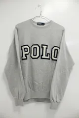 POLO RALPH LAUREN ポロ ラルフ ローレン ロゴ ワッペン トレーナー 4-Q100/1/080