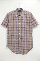 POLO RALPH LAUREN ポロ ラルフ ローレン 古着 綿 半袖 シャツ 4-Q105/1/NP