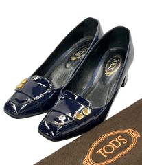 極美品] ロジェヴィヴィエ スクエアバックル ローファー パンプス