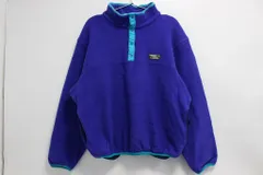 L.L.Bean エルエルビーン スナップT フリースジャケット サイズM ブルー系 パープル系 4-N102/1/060