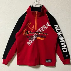 Champion チャンピオン ロゴ ハーフジップ スウェット キッズ 150のサムネイル