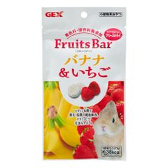 新品 GEXジェックス フルーツバー バナナ&いちご ペット用 11グラム (x 1)