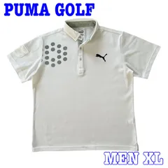 PUMA GOLF プーマゴルフ 半袖 ロゴ刺繍 DRYCELL 速乾性ストレッチ ポロシャツ XL