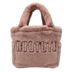 ☆ PINK ☆ ルートート　ROOTOTE　 3637　SC.スクエア.ファー.ロコ゛-A ROOTOTE ルートート トートバッグ 3637 トートバック ハンドバッグ 手提げバッグ 手提げカバン 小さめ サブバッグ SQUARE スクエア シンプル