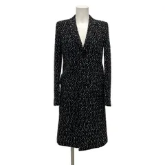 SAINT LAURENT PARIS(サンローランパリ) コート サイズF34 レディース美品  517798 黒×白 冬物 コットンのサムネイル