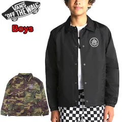 ヴァンズ キッズ バンズ コーチジャケット VANS BOYS TORREY II JACKET ウィンドブレーカー ナイロンジャケット 男の子 ジュニア アウター VN0A5FNVのサムネイル