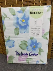 E25-20260203-05 【未使用】敷ふとんカバー シングル 105×200 花柄 敷布団カバー 寝具カバー フラワー 洗い替え用 新生活