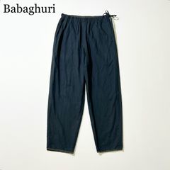 Babaghuri ババグーリ バルーン パンツ ウール ワイドパンツ 黒 M