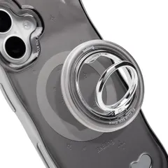 ☆新品☆iFace BeBling 2 MagSafe対応 スマホリング MagSynq Ring Holder (ブラック)【 アイフェイス ビーブリング2 マグセーフ マグネット式 リング 角度調整可能 スマホスタンド機能 落下防止 ip 991dbedb