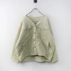 美品 スタジオクリップ studio CLIP 裏ボア コーデュロイノーカラージャケット L＼アイボリー ブルゾン Vネック【2400014918113】