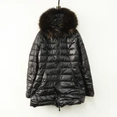 タトラス TATRAS CARINA カモフラージュ柄ダウンコート 02＼ブラックxグレー リバーシブル ジャケット ラクーンファー【2400014887495】のサムネイル